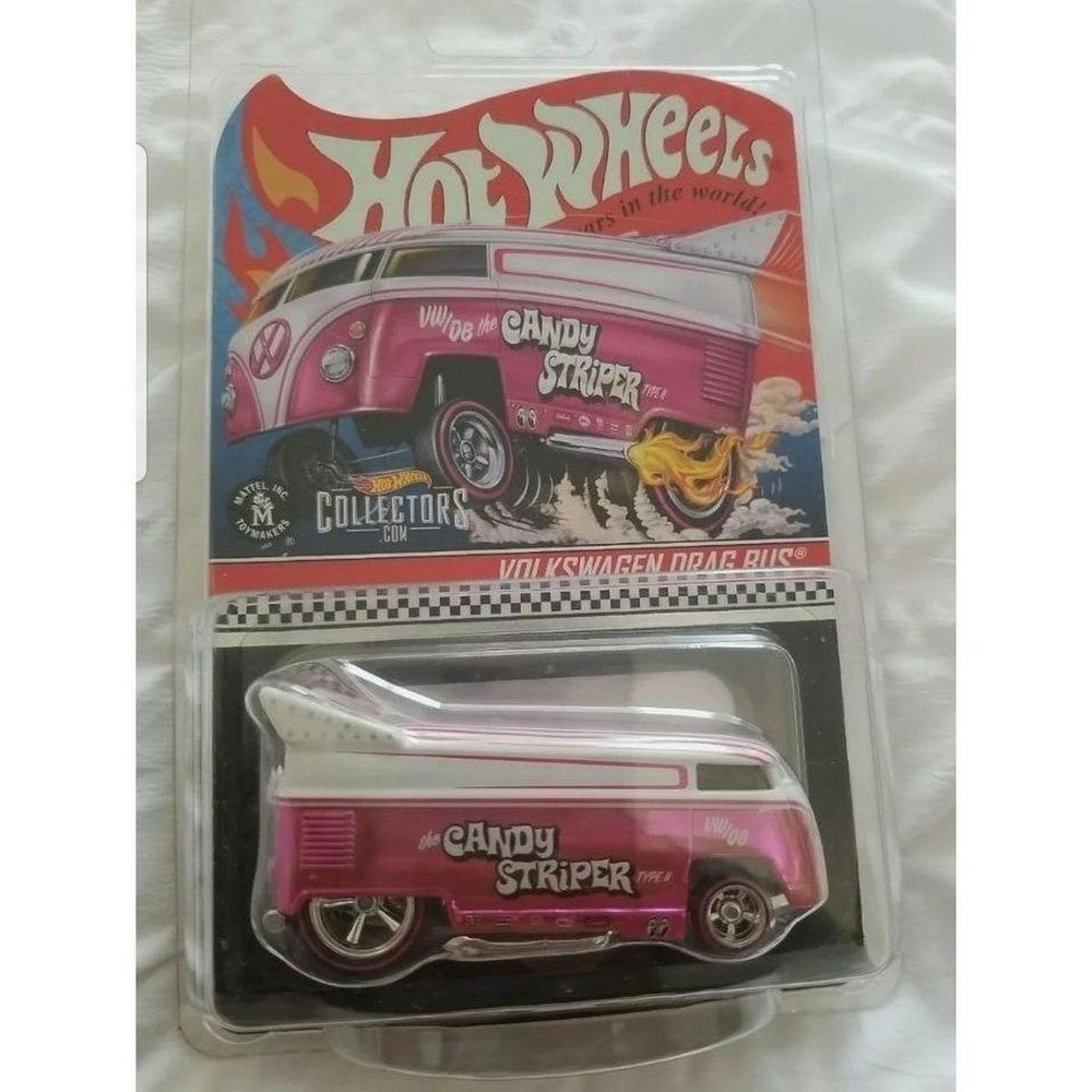 Volkswagen Drag Bus Pink RLC Candy Striper Limited Edition 01632/20000 GLH95